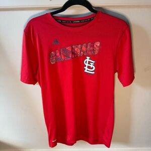 Adidas St. Louis Cardinals Baseball Red Tee